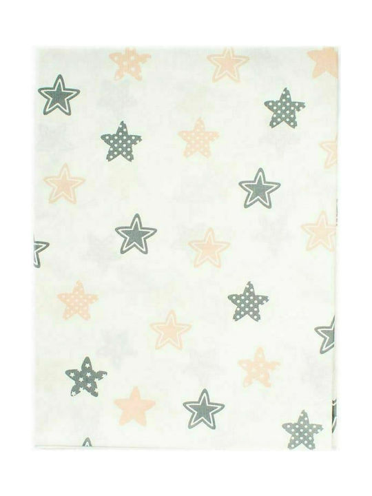 Dimcol Σετ Σεντόνια Μονά Βαμβακερά Star 103 Grey 160x240cm 2τμχ