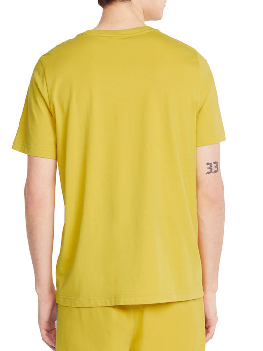 Puma Classics Men's Short Sleeve T-shirt Yellow