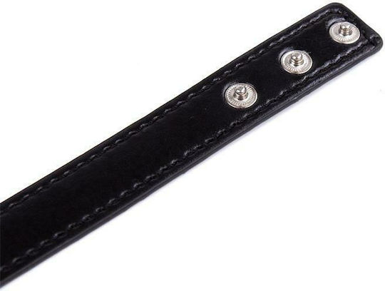 Fetish Addict Adjustable Collar With Hoop Яка 38.2cm в Черен Цвят
