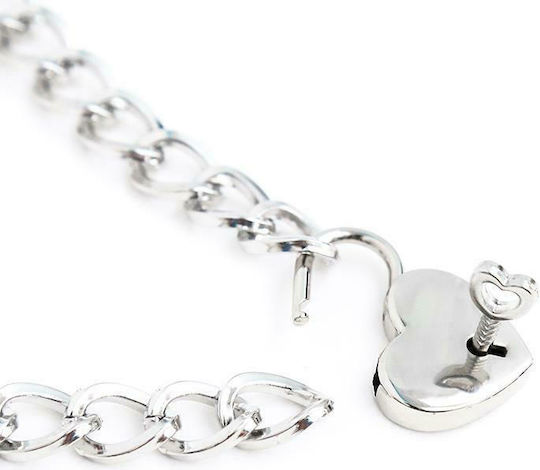 Fetish Addict Metal Collar with Lock Medium 44cm
