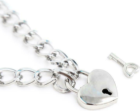 Fetish Addict Metal Collar with Lock Medium 44cm