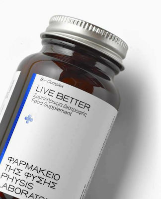 Physis Laboratory Live Better Vitamin for Energy, Immune System Boost & Nervous System 60 caps