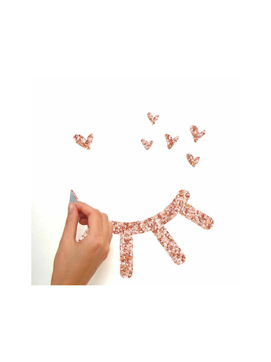 RoomMates Decor Kids Wall Sticker Eyelash Glitter