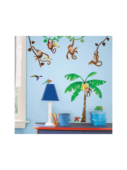 RoomMates Decor Kids Wall Sticker Little Monkeys