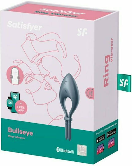 Satisfyer Bullseye Ring Vibrator Grey