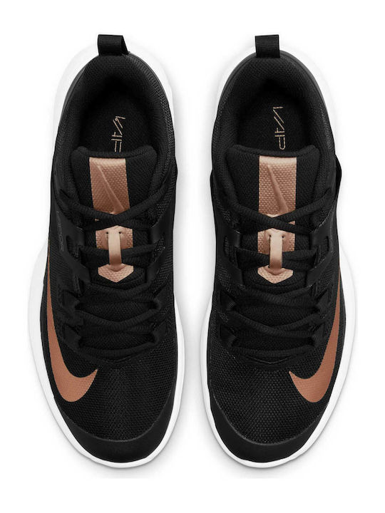 Nike Court Vapor Lite Women's Tennis Shoes for Clay Courts Black / Mtlc Red Bronze / White