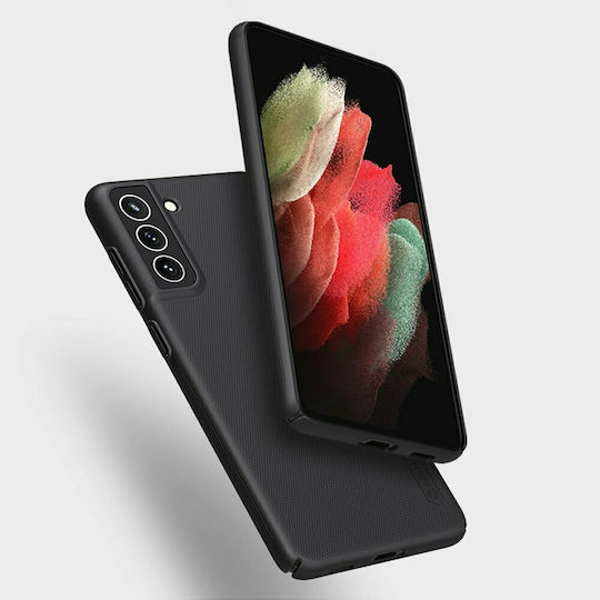 Nillkin Super Frosted Shield Umschlag Rückseite Kunststoff Schwarz (Galaxy S21 FE 5G)