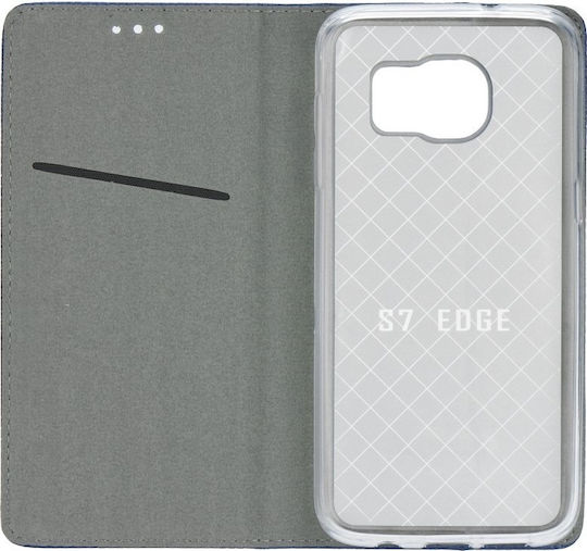 Forcell Книга Изкуствена кожа Син (Galaxy A40)