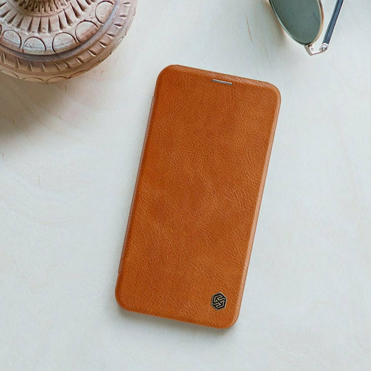 Nillkin Qin Buchen Sie Synthetisches Leder Braun (iPhone 12 mini)