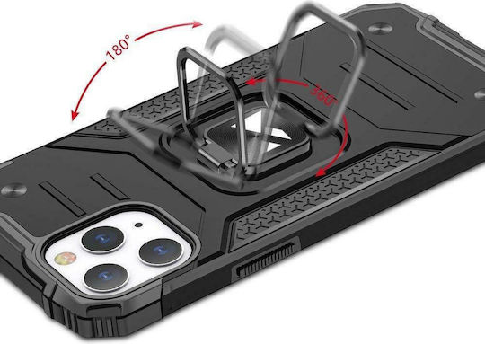 Wozinsky Ring Armor Back Cover Πλαστικό Μαύρο (iPhone 13 Pro)