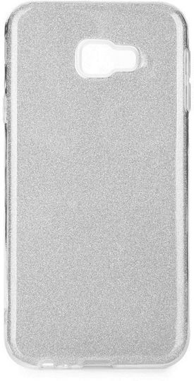 Forcell Back Cover Σιλικόνης Ασημί (Galaxy J4+)