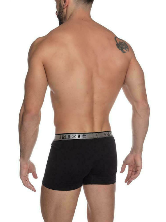 Inizio Men's Boxer Black / Silver