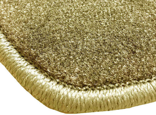 Carner Set of Front and Rear Mats 4pcs for Mercedes-Benz S 1998-2005 Beige