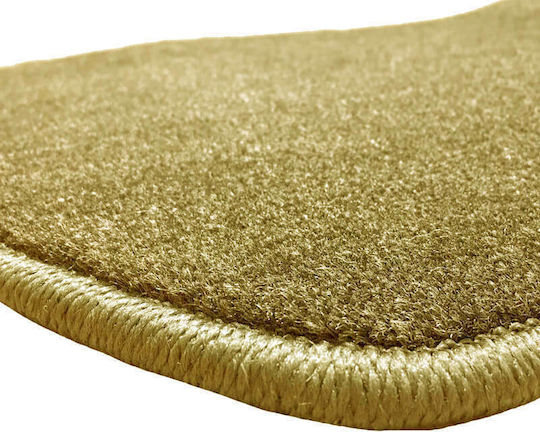 Carner Set of Front and Rear Mats 4pcs for Mercedes-Benz S 1998-2005 Beige