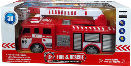 Kider Toys Fire & Rescue Φορτηγό Πυροσβεστικό (Διάφορα Σχέδια) 1τμχ