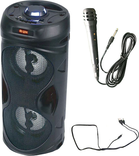 Manta Karaoke System with a Wired Microphone SPK815 in Black Color