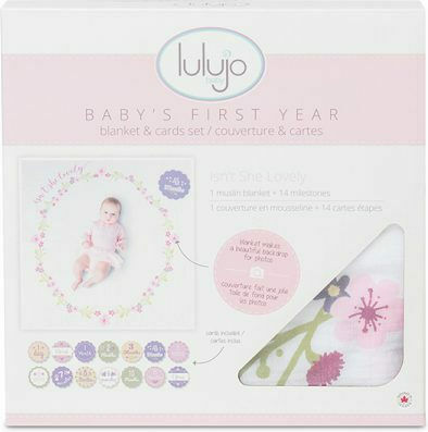 Lulujo Baby Photography Sheet Isn't She Lovely for Girl
