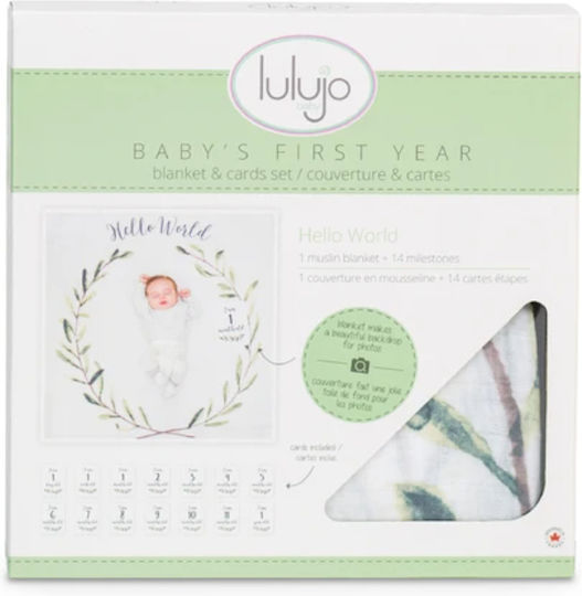 Lulujo Baby Photography Sheet Hello World