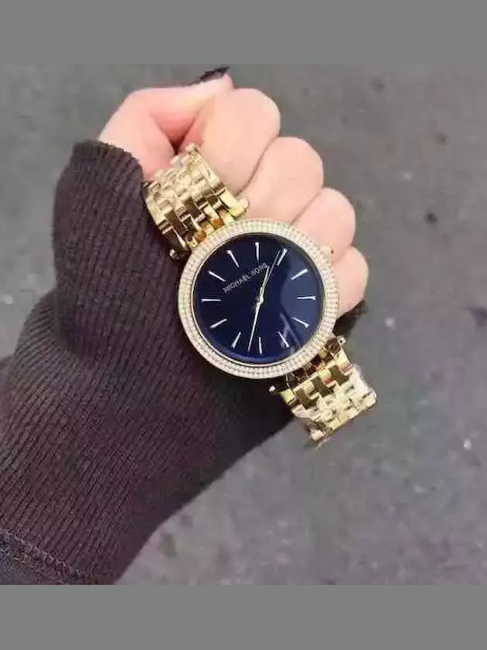 Michael Kors Darci Women's Watch with Gold Metal Bracelet