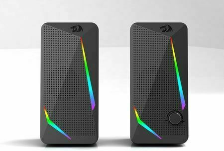 Redragon GS510 Waltz Ηχεία Υπολογιστή 2.0 με RGB Φωτισμό και Ισχύ 6W σε Μαύρο Χρώμα