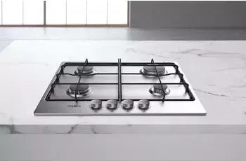 Whirlpool TGML 650 IX Εστία Υγραερίου Αυτόνομη Inox 58x51εκ. Ασημί