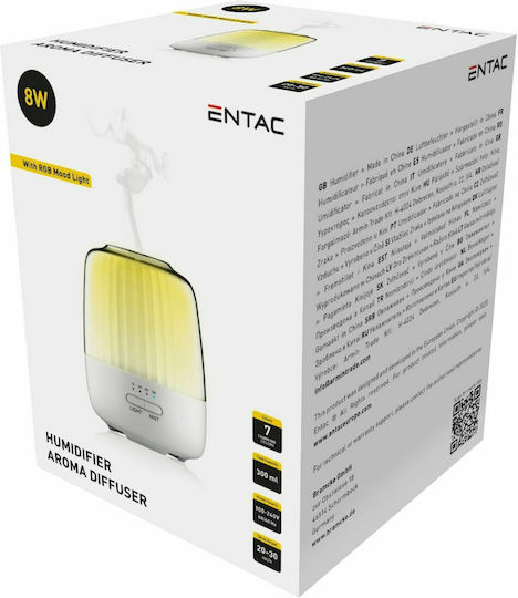 Entac Овлажнител в Бял Цвят EHEL-100ML-5W