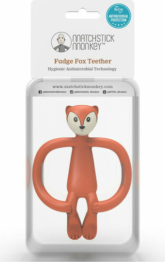 Matchstick Monkey Fox Μασητικό Οδοντοφυΐας από Καουτσούκ για 3 m+