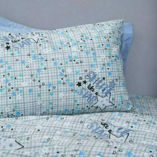 Palamaiki Kids Duvet Glow in the Dark Single Luminous Cluster Blue 160x240cm