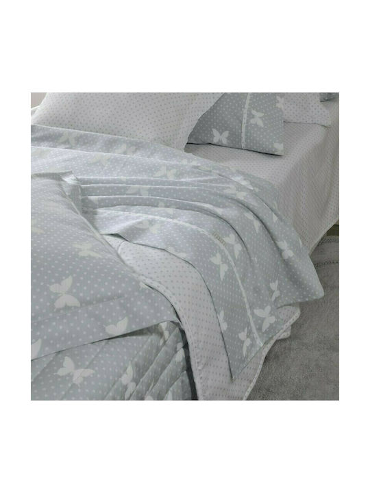 Down Town Home Kids Duvet Single Wool S686 Gray 170x240cm