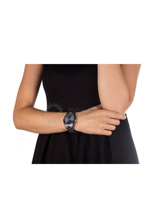 Michael Kors Runway Damen Uhr mit Blau Metallarmband