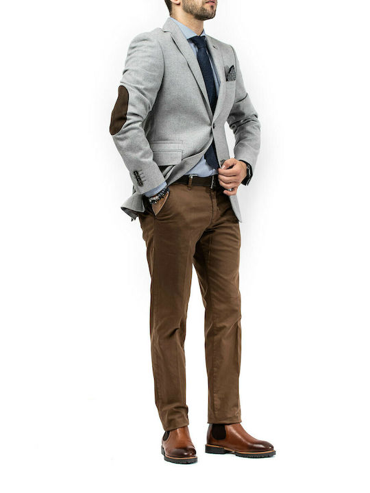 Fragosto Blazer Fishbone - 002 Light Grey