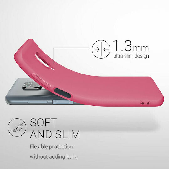 KWmobile Back Cover Silicone Bubblegum Pink (Redmi Note 9S / 9 Pro / 9 Pro Max) 52140.212