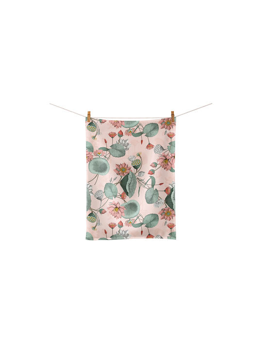 Chic Mic Nelumbo Towel in Pink Color 50x70cm OKT124 1pcs