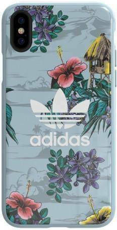 adidas Snapcase Floral Back Cover Σιλικόνης Gray (iPhone X / Xs)