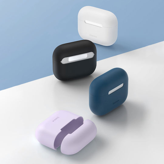 Baseus Super Thin Hülle Silikon in Blau Farbe für Apple AirPods 3