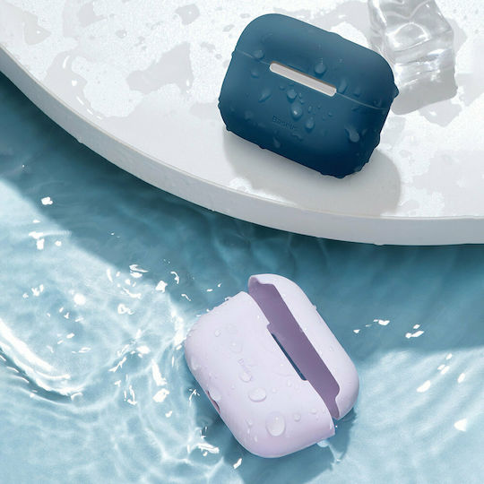 Baseus Super Thin Hülle Silikon in Blau Farbe für Apple AirPods 3