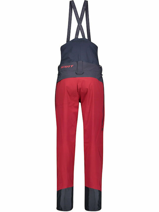 Scott Vertic DRX 3L 272488-4824 Ανδρική Σαλοπέτα Σκι & Snowboard Κόκκινη