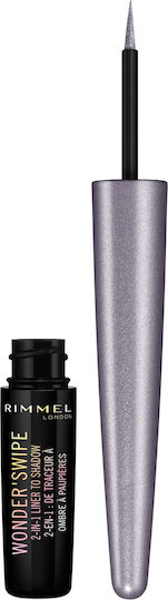 Rimmel Wonder'swipe 2 в 1 Лайнер за Сенки Течен Очен Лайнер 1.7 мл