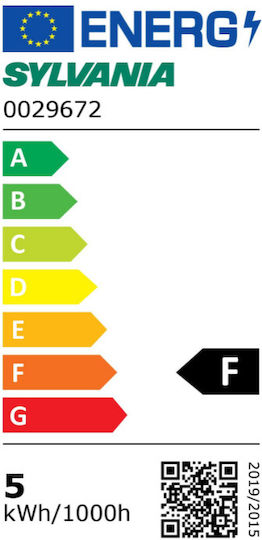Sylvania Λάμπα LED 4.2W για Ντουί G9 Θερμό Λευκό 400lm
