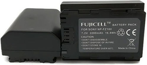 Fujicell Camera Battery NP-FZ100 Lithium Ion (Li-Ion) 2280mAh Compatible with Sony
