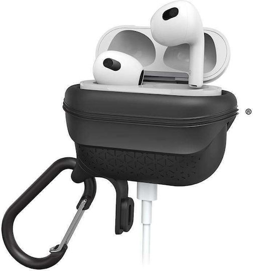 Catalyst Vibe Husă cu cârlig în culoarea Negru pentru Apple AirPods 3