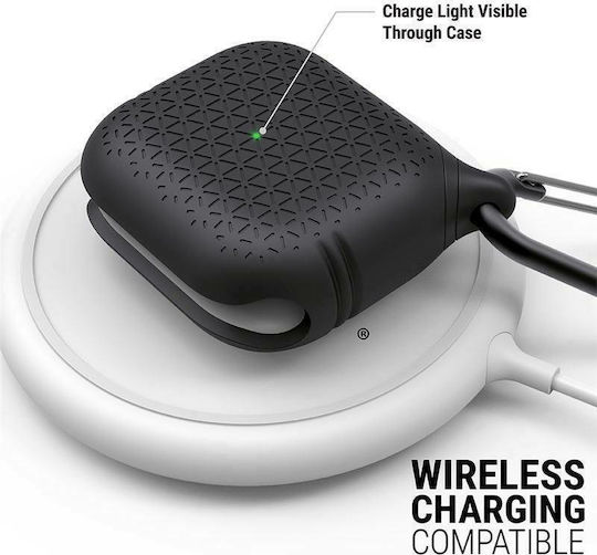 Catalyst Vibe Husă cu cârlig în culoarea Negru pentru Apple AirPods 3