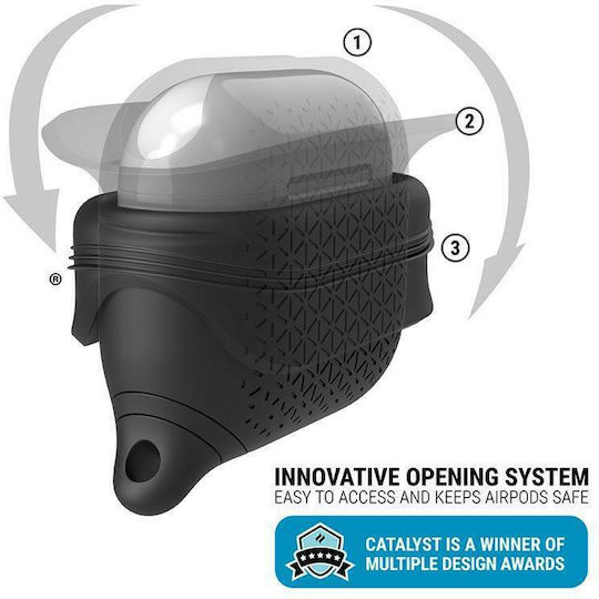 Catalyst Vibe Husă cu cârlig în culoarea Negru pentru Apple AirPods 3