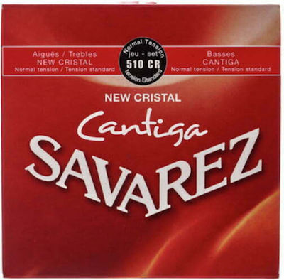 Savarez Set Saiten für Klassische Gitarre New Cristal Cantiga Normal Tension