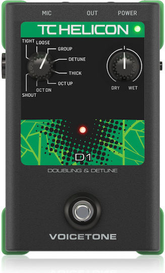 TC Helicon Voice Tone D1 Πετάλι Stompbox Φωνής