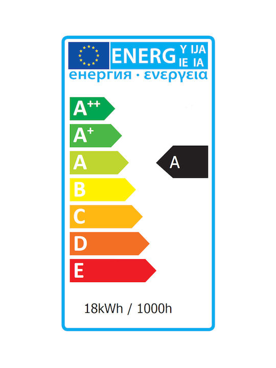 Rabalux Tartu Clasică Metalică Plafonieră de tavan cu LED Integrat 17.5buc Negru