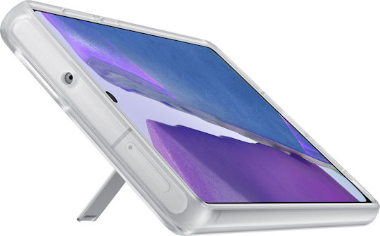 Samsung Clear Standing Cover Umschlag Rückseite Kunststoff Transparent (Galaxy Note 20)