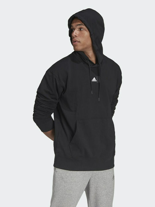 Essentials Feelvivid Sweatshirt mit Kapuze Schwarz