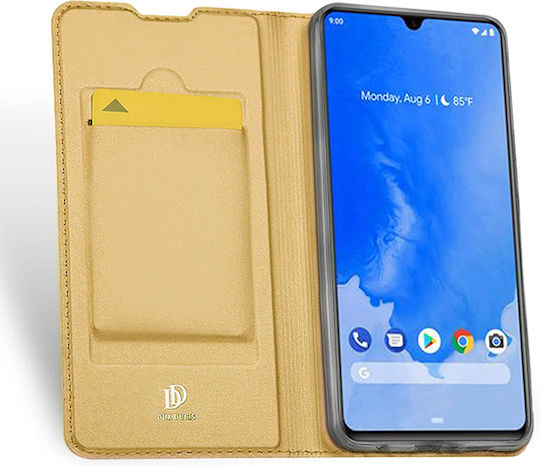 Dux Ducis Skin Pro Book Synthetic Leather Gold (Galaxy A70)