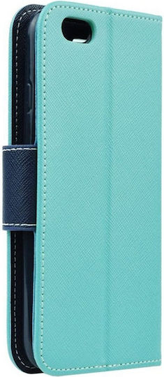 Fancy Wallet Synthetic Leather Light Blue (Galaxy A70)